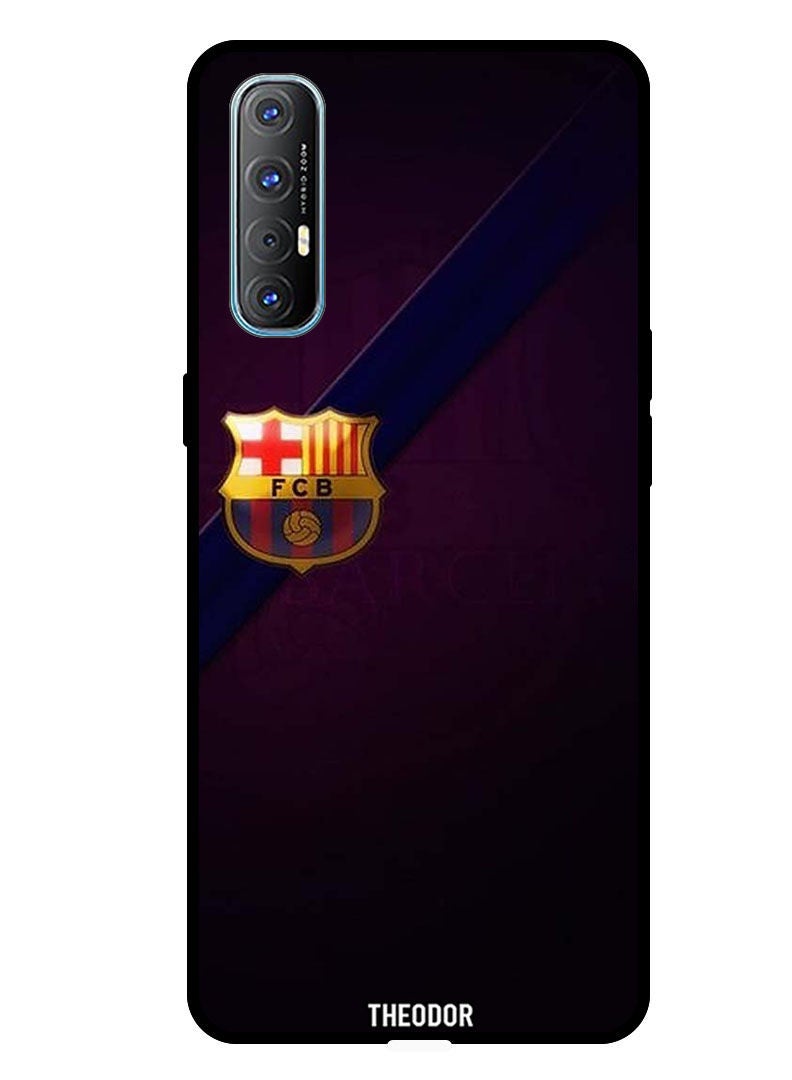 Theodor Protective Case Cover For OPPO Reno 3 PRO 5G   Minimal Barca Logo - Image 1