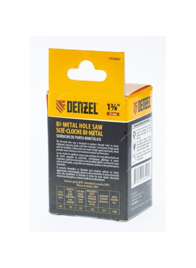 DENZEL BI-Metal Hole Saw (1-3/8"Inch) - Image 2