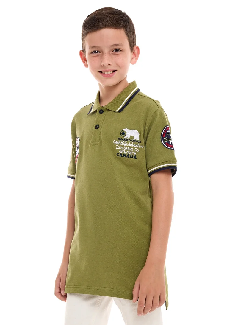 victor and jane Polo Shirt for Boys - Classic Style