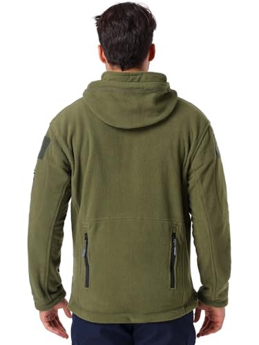 ReFire Gear Men's Warm Military Tactical Sport Fleece Hoodie Jacket - Image 4