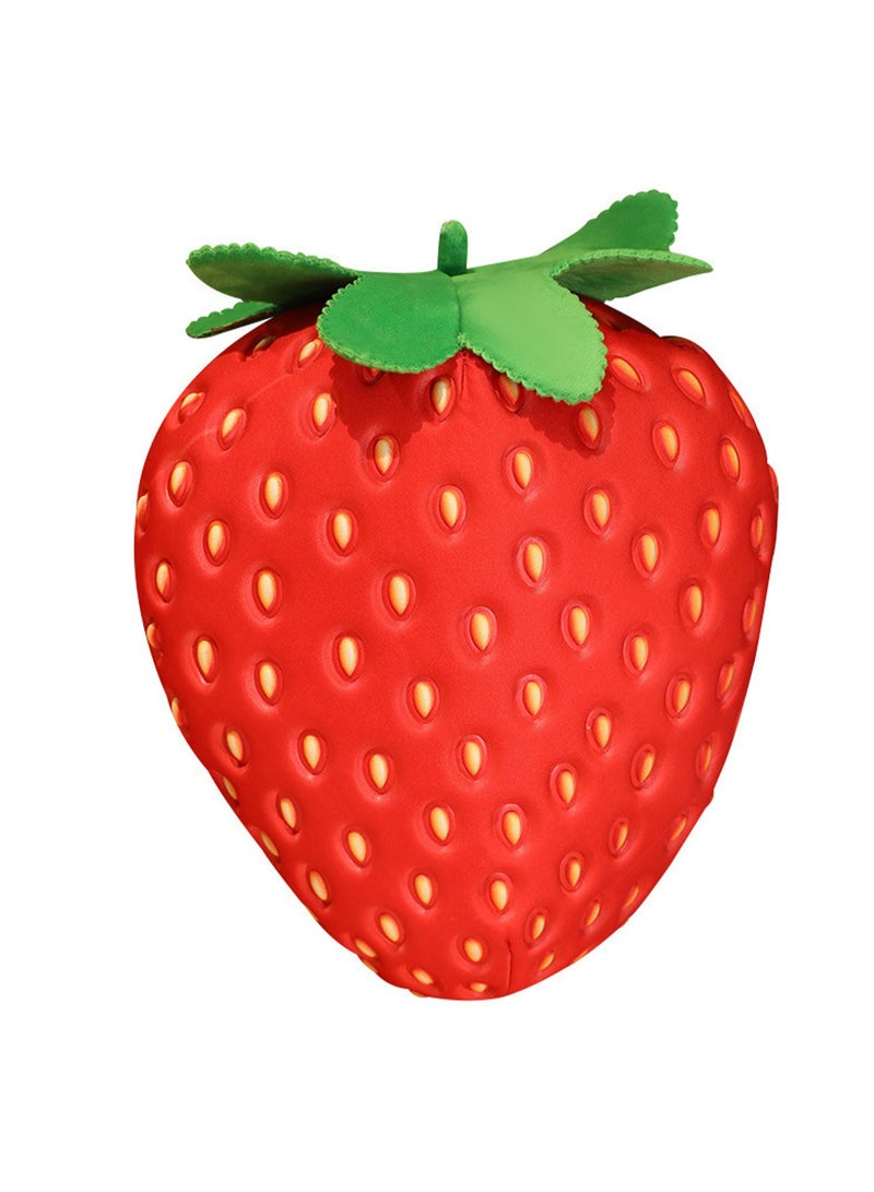 35 CM Cute Strawberry Plush Toy Soft Stuffed Cartoon Doll For Girls And Boys All Ages Gift - Image 1