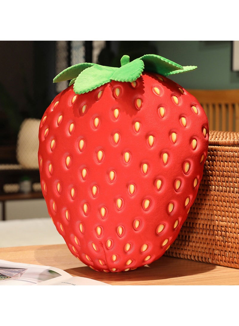 35 CM Cute Strawberry Plush Toy Soft Stuffed Cartoon Doll For Girls And Boys All Ages Gift - Image 4
