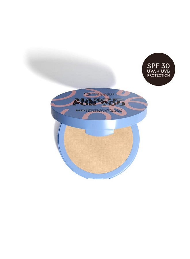 Million Colors Compact Powder SPF 30 - Natural 04, 12g | Poreless Face Powder for Glowing Skin | Oil Control Matte Finish | Hides Imperfections | Blends Effortlessly | For All Skin Types - Image 2