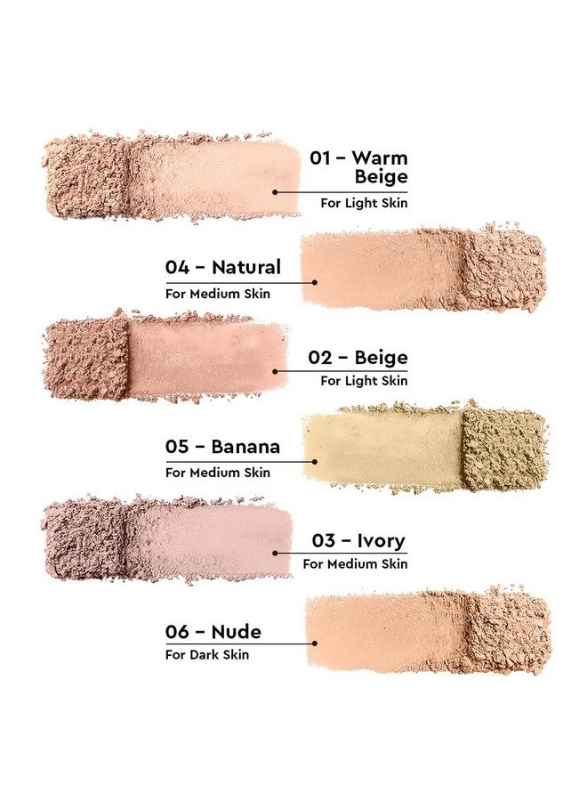 Million Colors Compact Powder SPF 30 - Natural 04, 12g | Poreless Face Powder for Glowing Skin | Oil Control Matte Finish | Hides Imperfections | Blends Effortlessly | For All Skin Types - Image 3