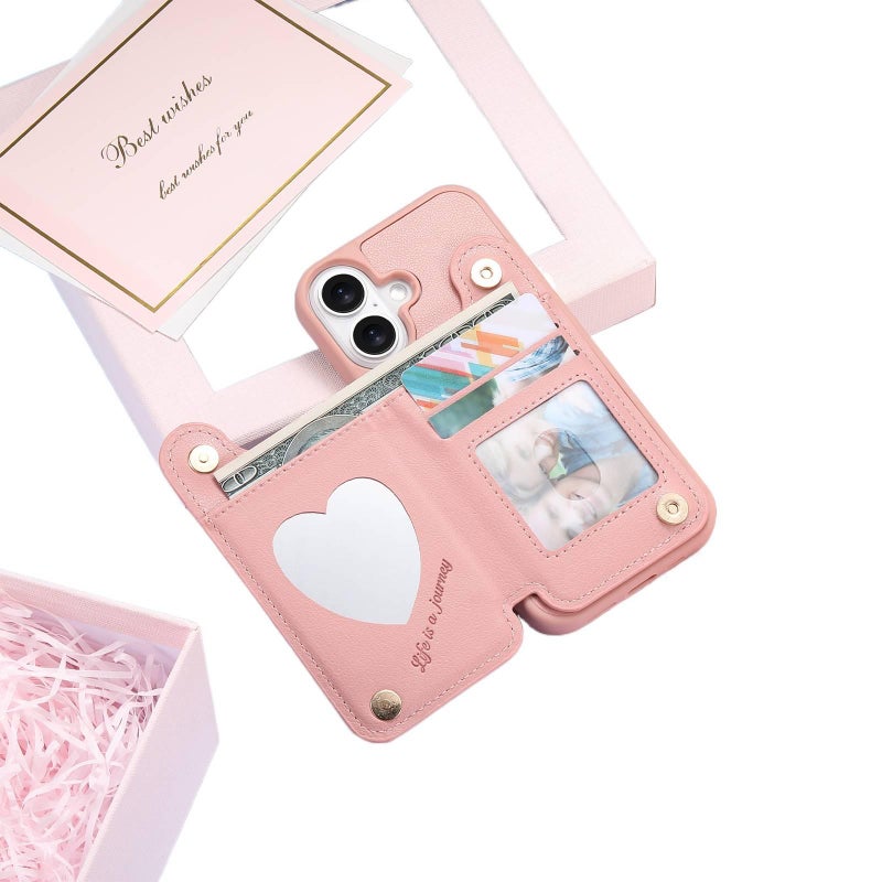 Protective Case | Card Holder | Drop Protection | White | Shockproof Cover for iPhone 17 / 17 Air / 17 Pro / 17 Pro Max | PU - Image 4