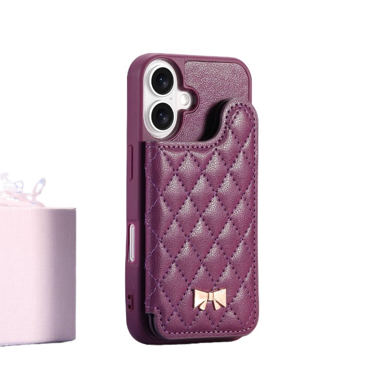 Protective Case | Card Holder | Drop Protection | White | Shockproof Cover for iPhone 17 / 17 Air / 17 Pro / 17 Pro Max | PU - Image 5