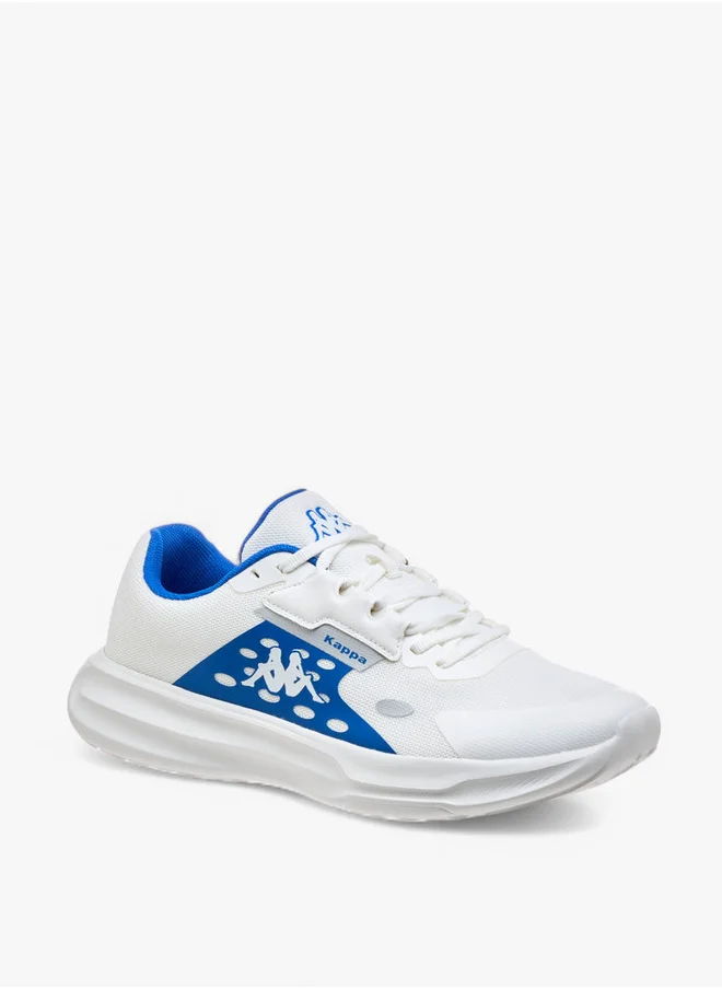 Kappa Men's Logo Print Sports Shoes with Lace-Up Closure
