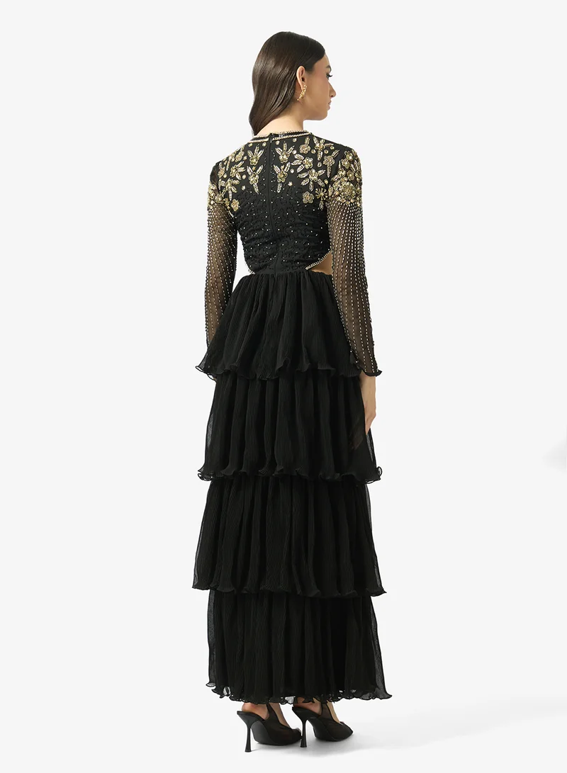 فيرجوس لاونج فستان آيرا مزين بفتحات