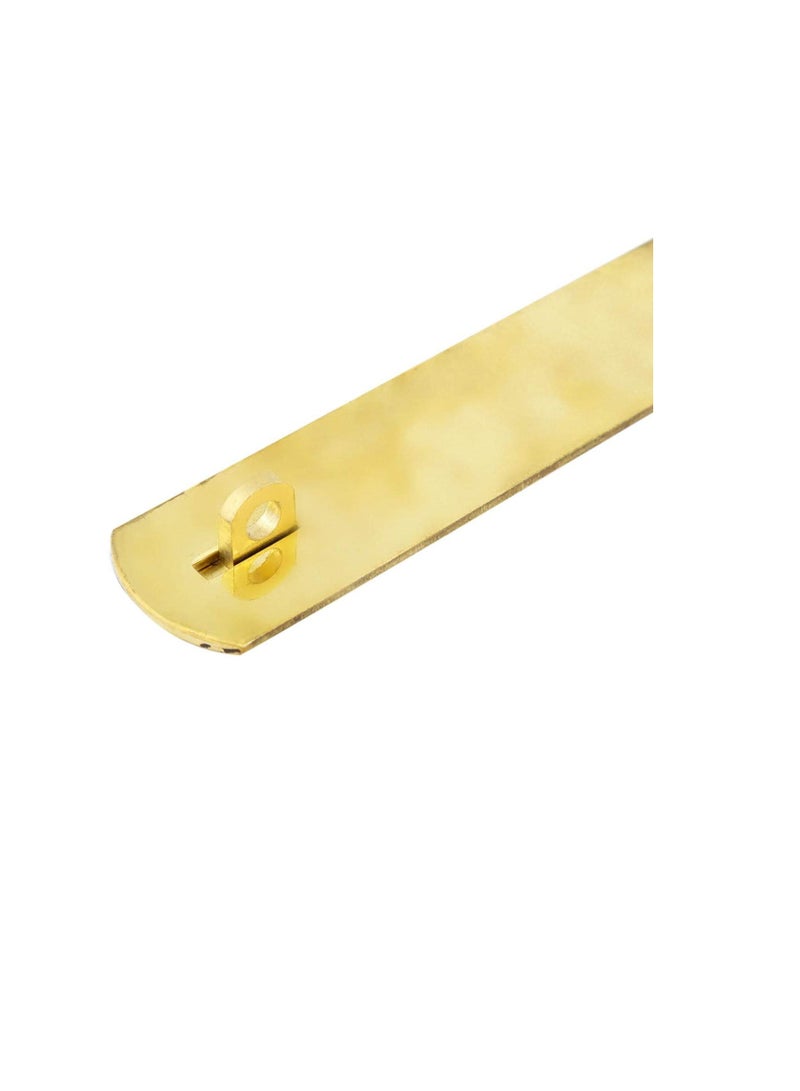 ROBUSTLINE Robustline Hasp and Staple - Gold, 6 Inches - Image 3