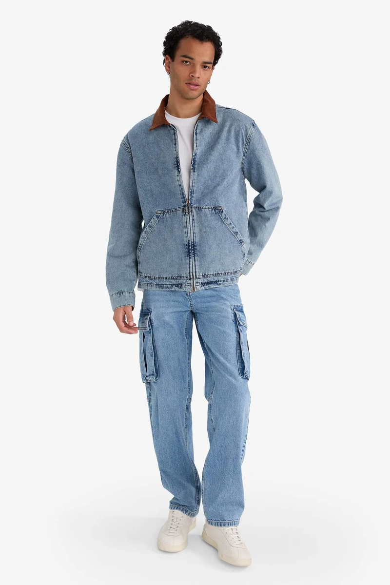 ديفاكتو Relax Fit Denim Jacket