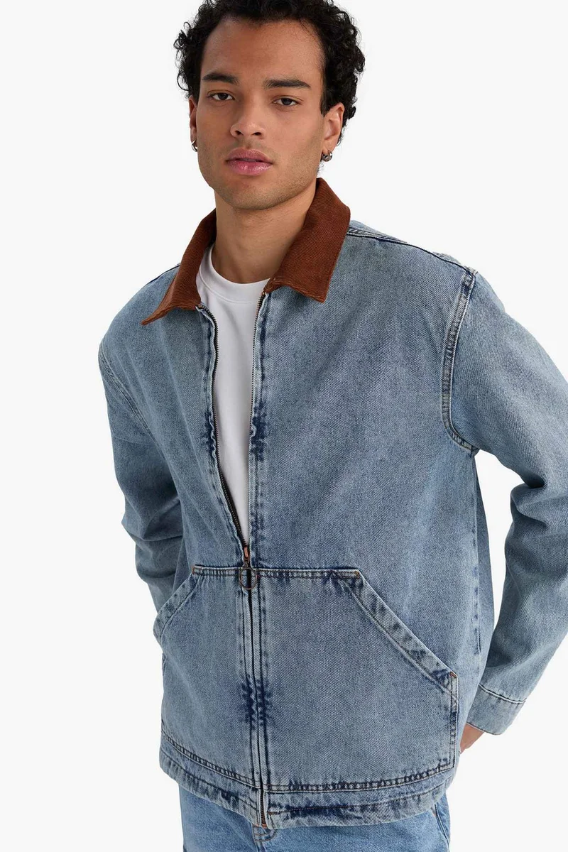 ديفاكتو Relax Fit Denim Jacket