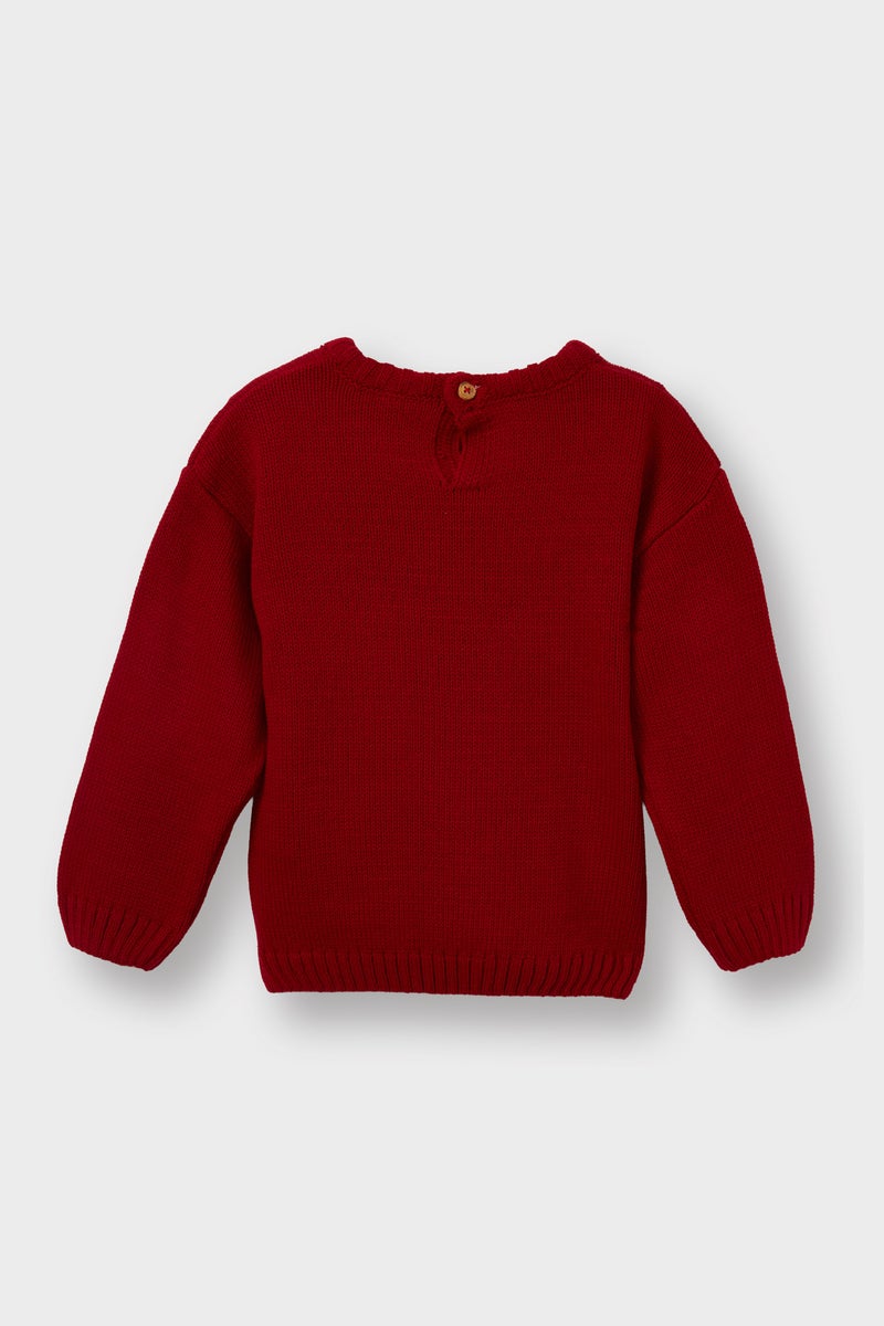 DeFacto Red Baby Boy Regular Fit Pullover Casual - Image 3
