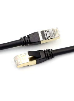 Generic Cat8 Ethernet Cable High Speed Network Cable 40Gbps 2000Mhz/ Shielded Twisted Pair/ Gold Plated RJ45 Interface Black 15m  - Image 5