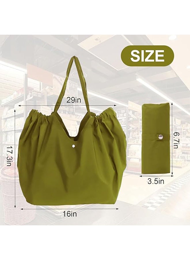 Quantum Shopping Bag, Reusable Waterproof Grocery Bags, Stretchable and shrinkable shopping bag for Supermarket Camping - Image 2