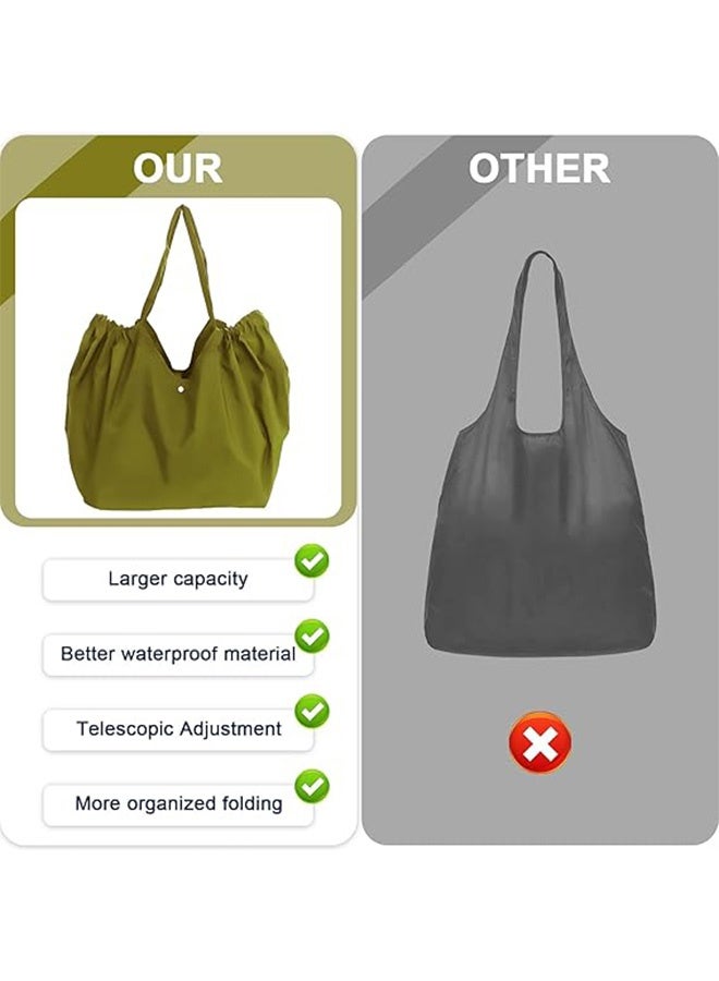 Quantum Shopping Bag, Reusable Waterproof Grocery Bags, Stretchable and shrinkable shopping bag for Supermarket Camping - Image 4