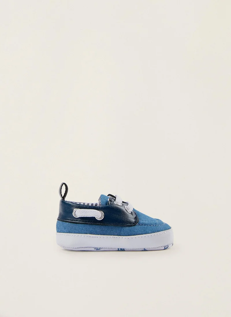 زيبي Deck Shoes for Newborn Baby Boys, Blue