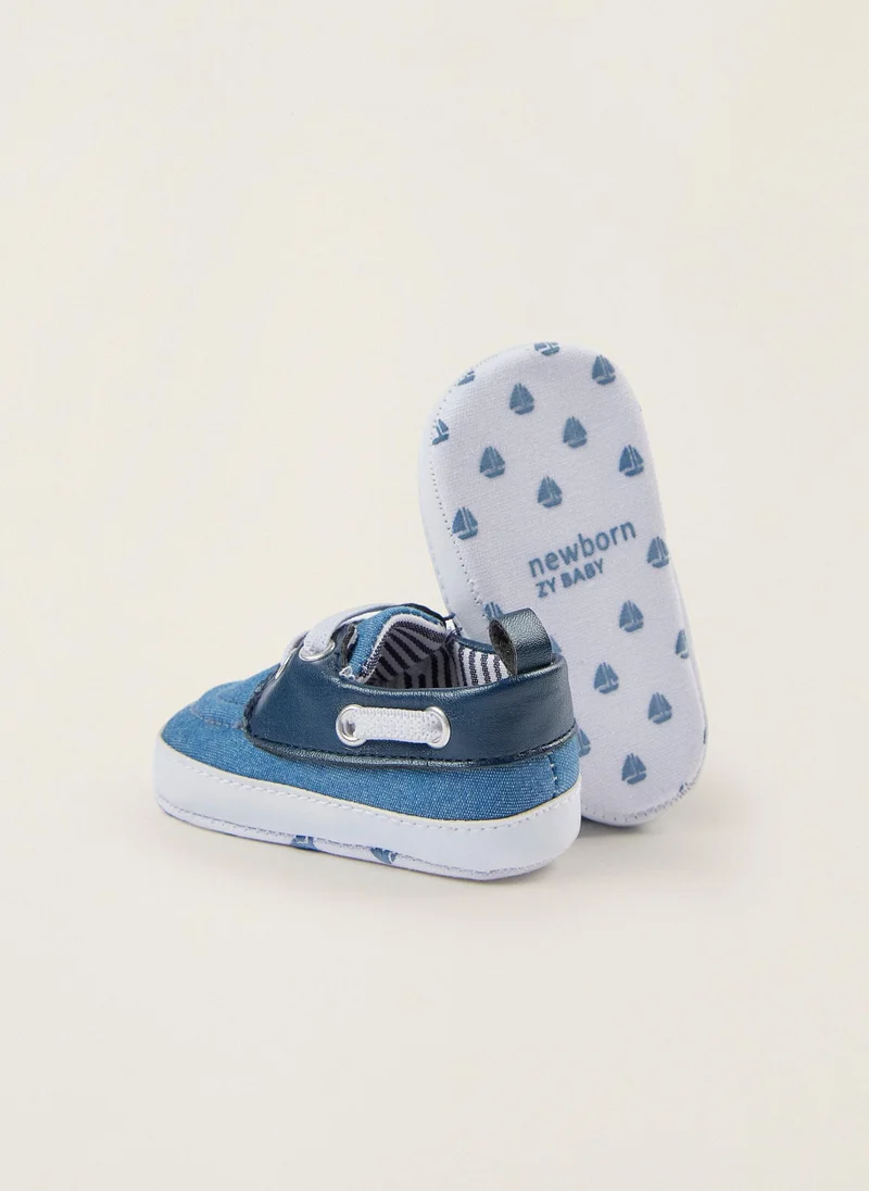 زيبي Deck Shoes for Newborn Baby Boys, Blue