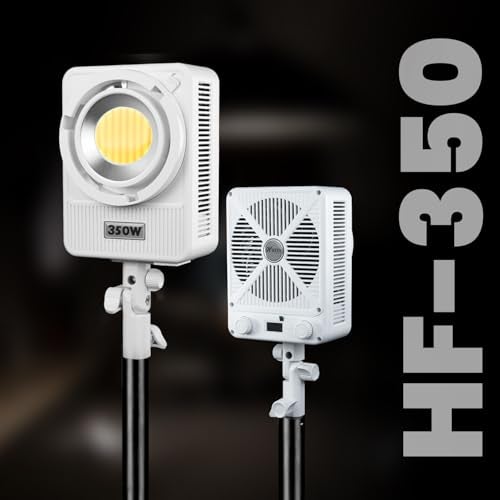 HIFFIN HF-350 Wonder Series 350W LED Studio Light | 22,100lm Ultra Bright | CRI 95+ | CCT 2700K-6500K | Bowens Mount | App Control | Ideal for Photography, Weddings, Interviews & Product Shoots - Image 2