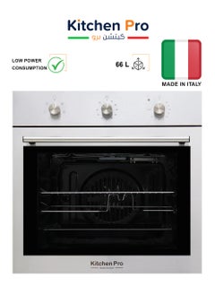 Built-in Electric Oven - 60 CM - 6 Functions - 66 Liters - Distribution Fan - Made in Italy - KP606/EL