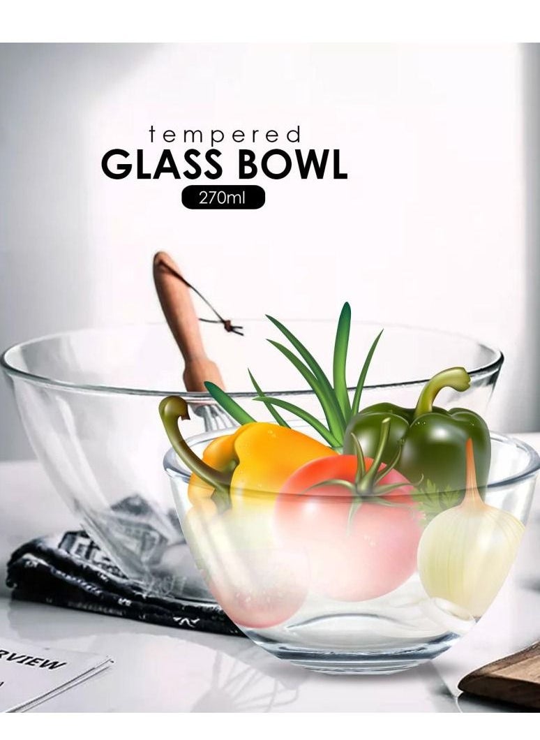 1-Piece Transparent Decorative Bowl Fruits and Vegetables Serving Mixing Bowls (270ml) - pzsku/Z4E39DD6228946B6C8E39Z/45/_/1677243453/4ea50beb-018a-426d-a2be-5627ac7e6124