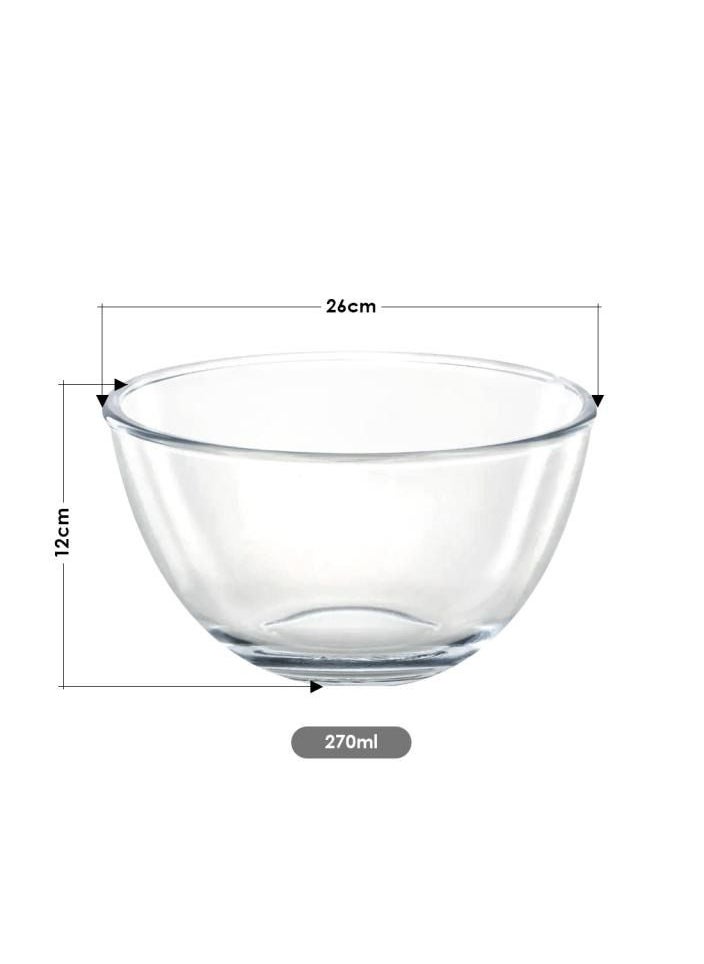 1-Piece Transparent Decorative Bowl Fruits and Vegetables Serving Mixing Bowls (270ml) - pzsku/Z4E39DD6228946B6C8E39Z/45/_/1677243453/7996c8e1-b54a-450e-9516-c83b213b81cb