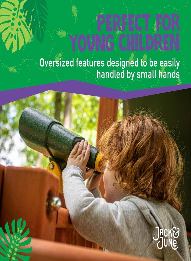 Jack and June Green and Yellow Rotating Playset Binoculars Compatible with Most Playsets - Image 3