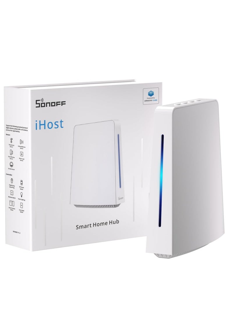 SONOFF SONOFF iHost Smart Home Hub, Zigbee Gateway, Private Local Server for Secure Home Automation, LAN&Zigbee Compatibility, Local Data Storage and Open API for Customization,Works with Alexa & Google Home - Image 1