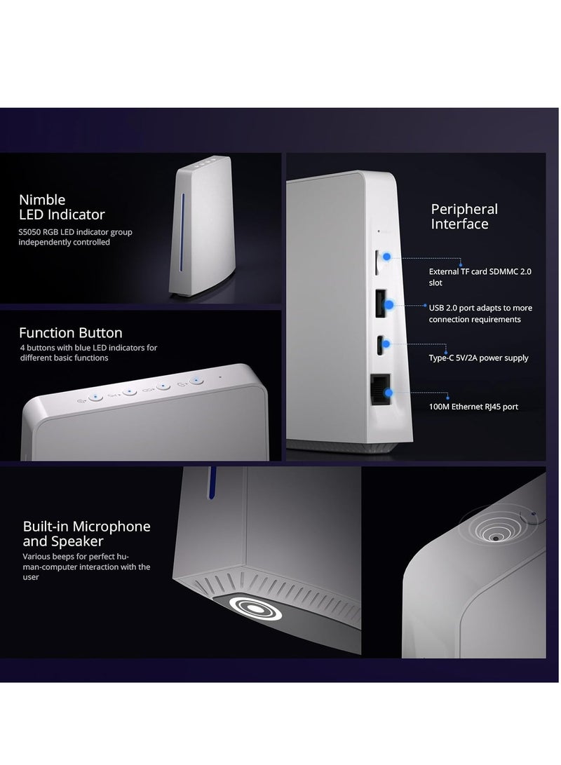 SONOFF iHost Smart Home Hub, Zigbee Gateway, Private Local Server for Secure Home Automation, LAN&Zigbee Compatibility, Local Data Storage and Open API for Customization,Works with Alexa & Google Home