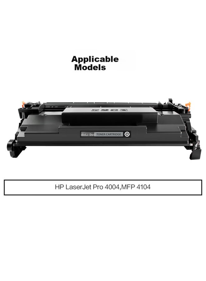 ديلي حبر Deli 1520a متوافق مع طابعات HP 4104dw/4004dw/4004dn/4004d/4104dn/4104fdn/4104fdw - أسود - 11000 صفحة - Image 1