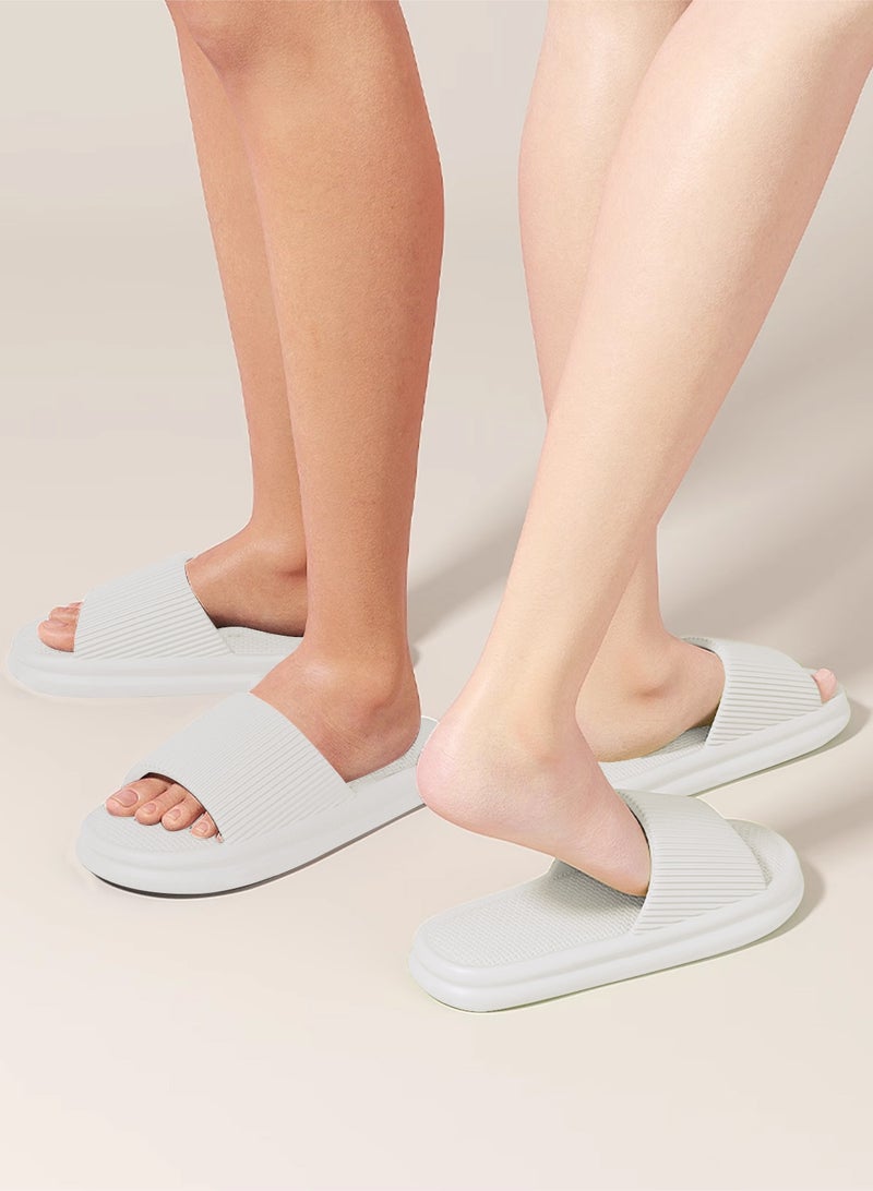 HomarKet Pillow Slippers Bathroom Shower Slippers,Anti-slip Soft Lightweight House Shower Slippers Super Quick Drying EVA Slippers for Men & Women Home Slippers for Indoor & Outdoor - Image 5