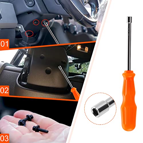 Racewill Turn Signal Switch with Installation Tools | Compatible with 2011-2013 Ford F150 F250 F350 F450 F550 | Replaces# SW6874 CBS2141 - Image 4