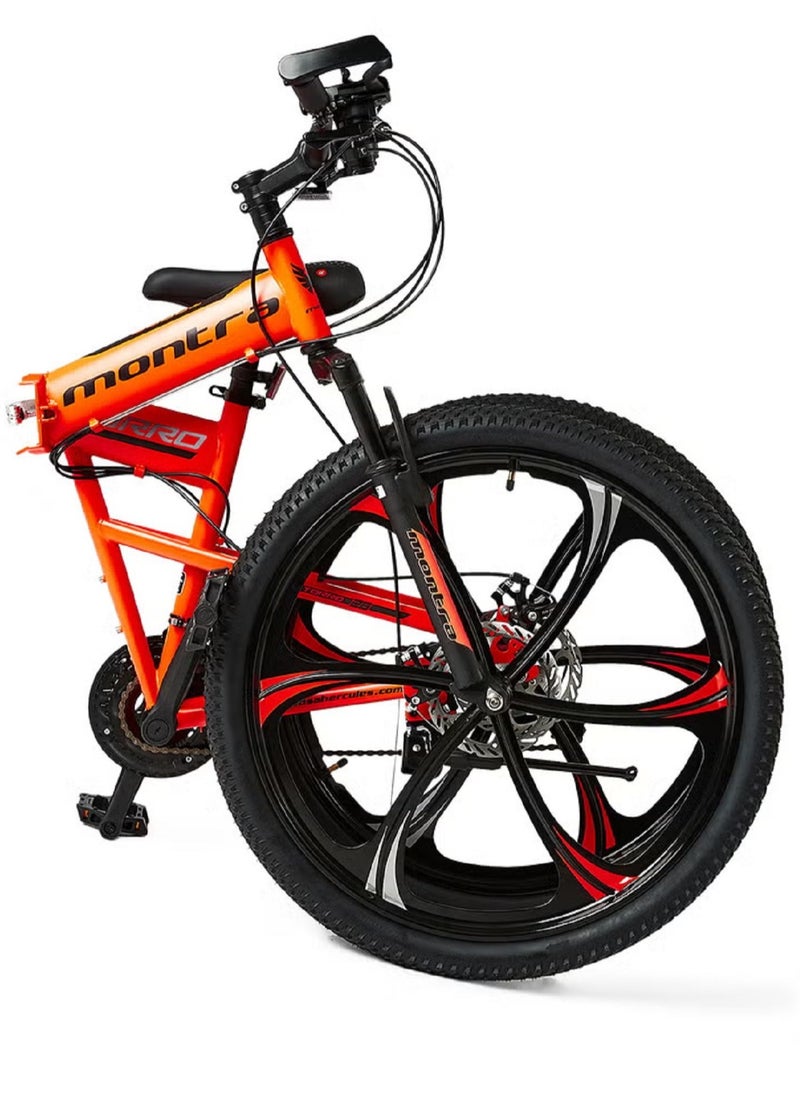 Foldable TI Cycle Montra Torro 7x3 Disc 26 Inch - pzsku/Z4E3A255A9056597FBA0FZ/45/_/1726846076/36d9b66a-cb02-4ac1-92e1-87b80dcdc27f