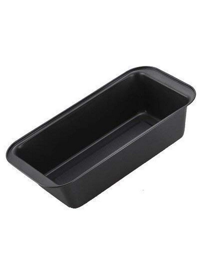 Black Olive Rectangle Shape Cake Mould- Non Stick Carbon Steel Bread Baking Mould Muffin Pan Cupcake Kitchen Bakeware(Black) - Image 1