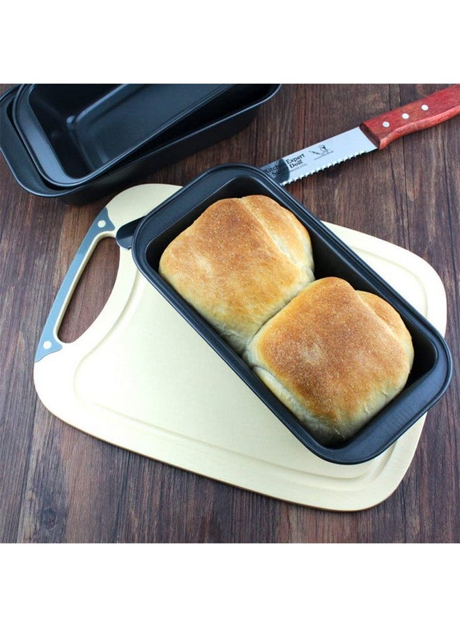 Black Olive Rectangle Shape Cake Mould- Non Stick Carbon Steel Bread Baking Mould Muffin Pan Cupcake Kitchen Bakeware(Black) - Image 4