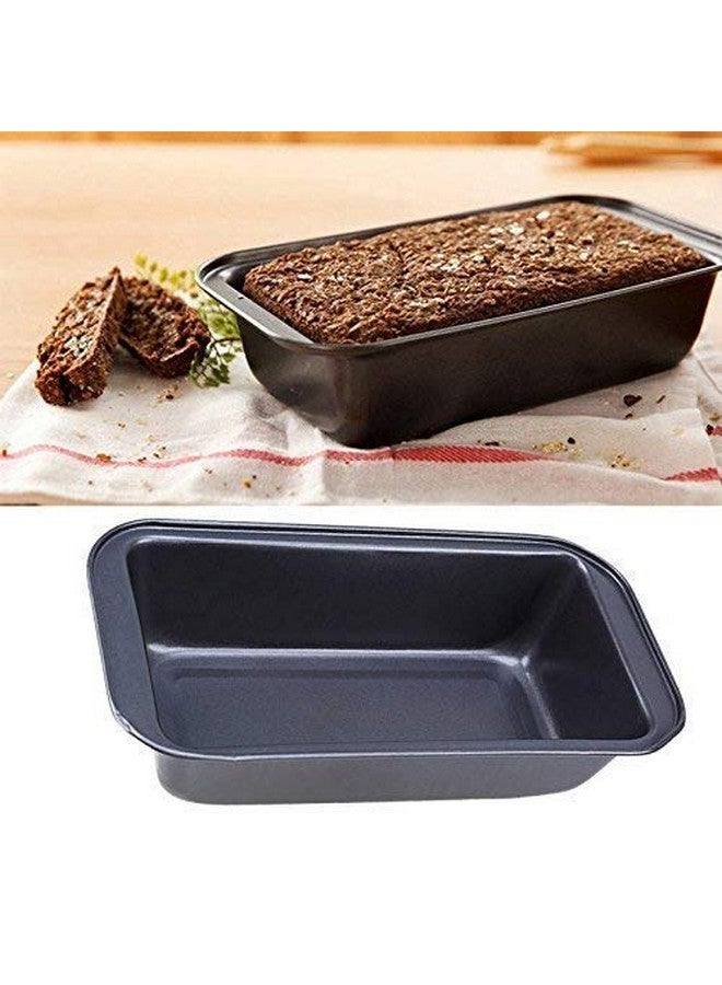 Black Olive Rectangle Shape Cake Mould- Non Stick Carbon Steel Bread Baking Mould Muffin Pan Cupcake Kitchen Bakeware(Black) - Image 5