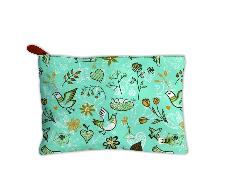 Paper Plane Design Multipurpose Canvas Pouch Bag for Travel Kit Utility Gadgets Makeup Accessories etc. - Image 5