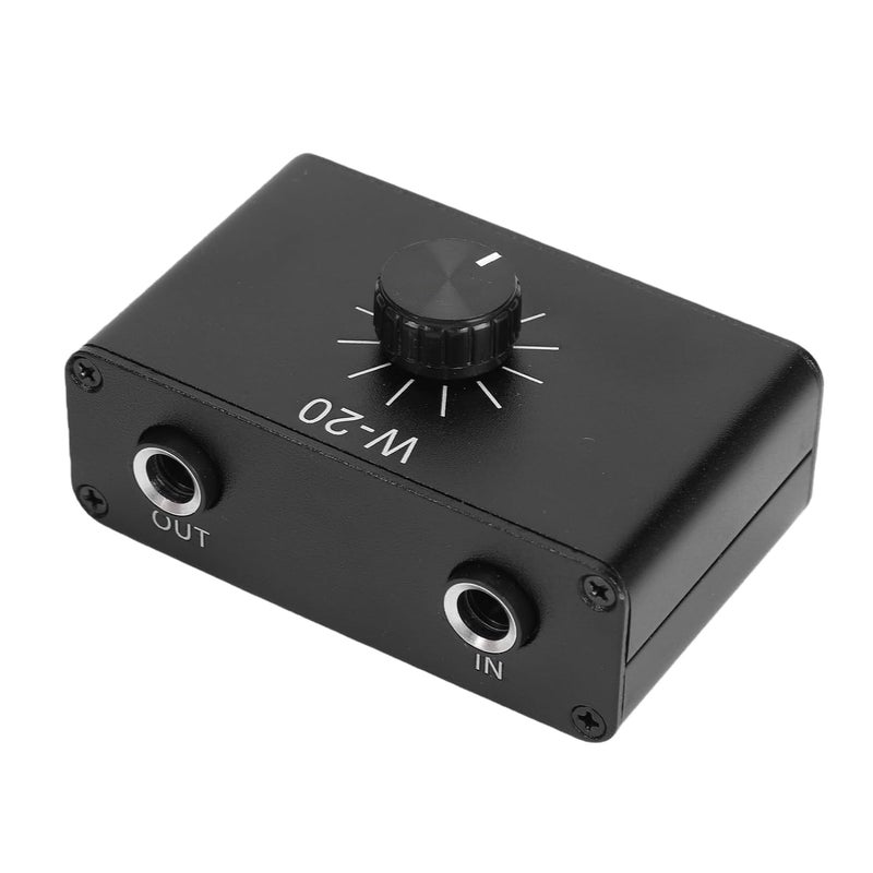 SUNGOOYUE 1/4 Inch 6.35mm Volume Control Attenuator, Equalizers & Feedback Controllers Line Volume Knob Passive Inline Attenuator with Aluminum Alloy Case for Microphones Guitars Keyboards - Image 3