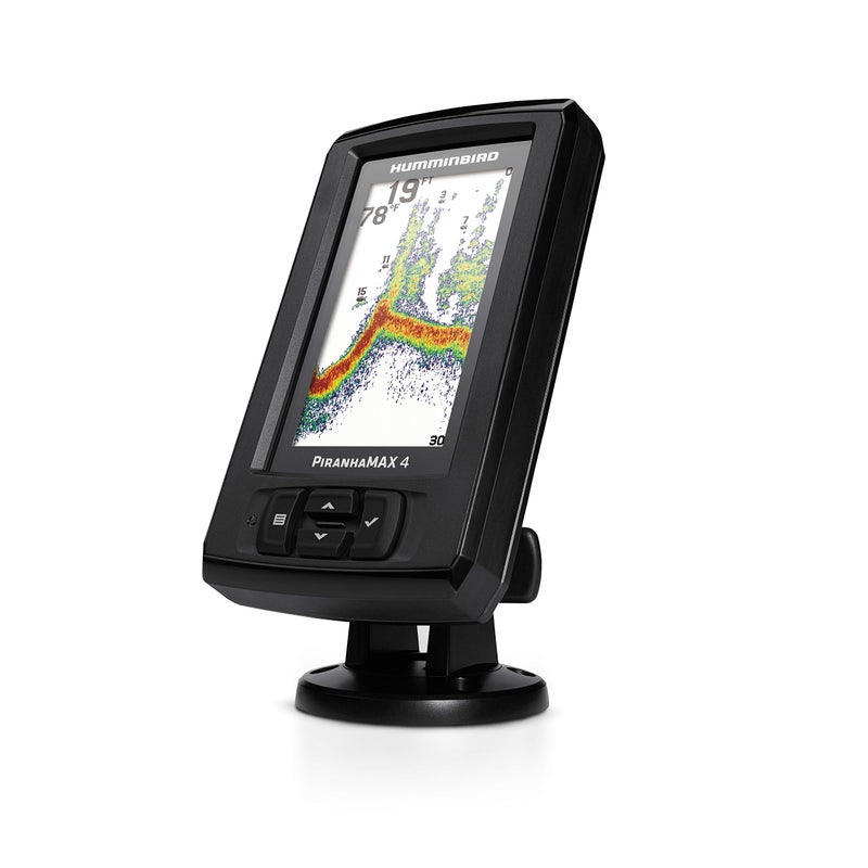 Humminbird هومينبيرد بيرانا ماكس 4 كاشف الأسماك مع جهاز الإرسال، سونار مزدوج الشعاع - Image 5