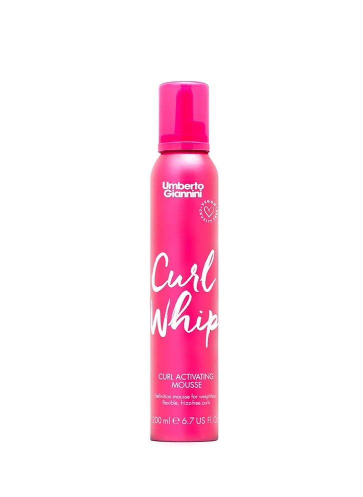 Umberto Giannini Umberto Giannini Whip Curl Activating Vegan Mousse 200ml  - Image 1