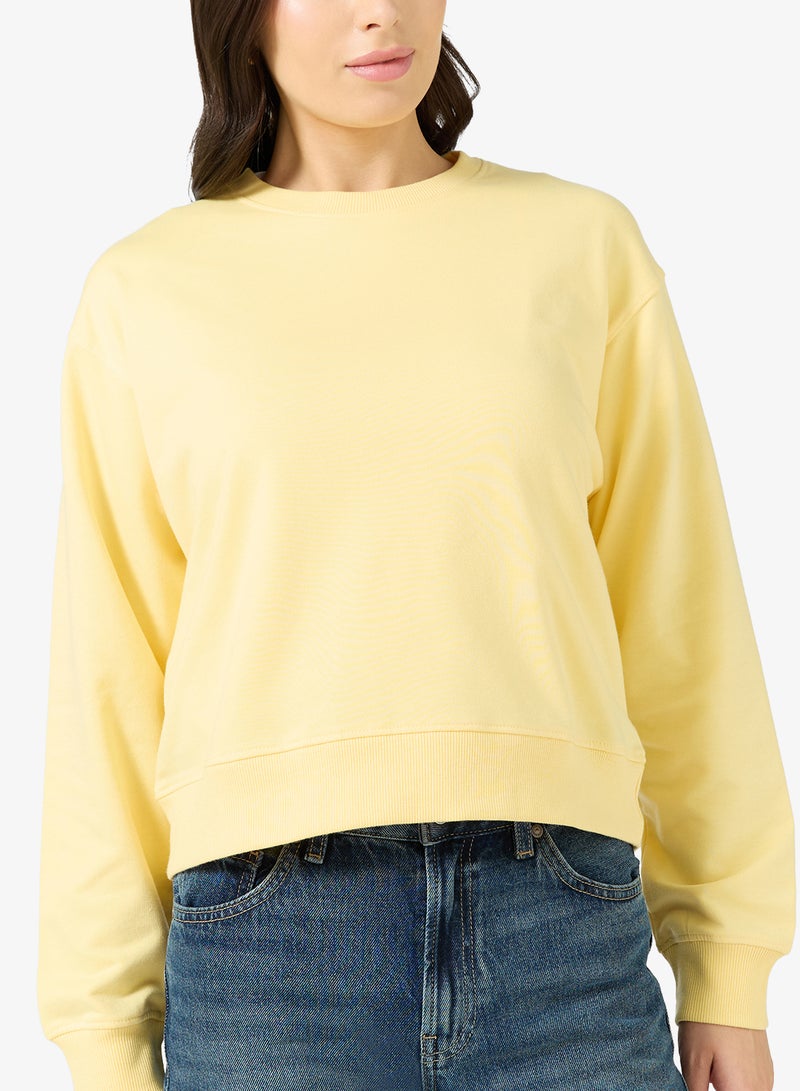 Ginger Basics Cotton Oversize Crew Neck Essential Sweatshirt - Image 3
