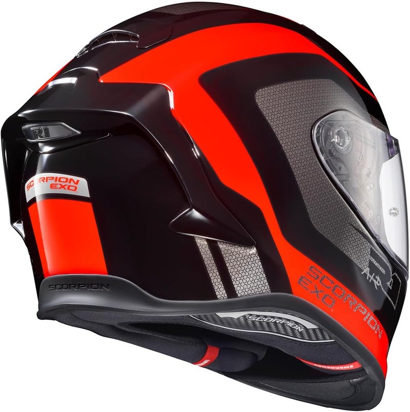 ScorpionEXO EXO-R1 Air Corpus Helmet - Red/Black - Image 3