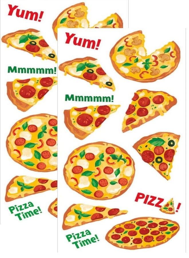 Playhouse Pizza Party Pizza Scented Scratch & Sniff Sticker Sheets - 1 Pack - Image 1