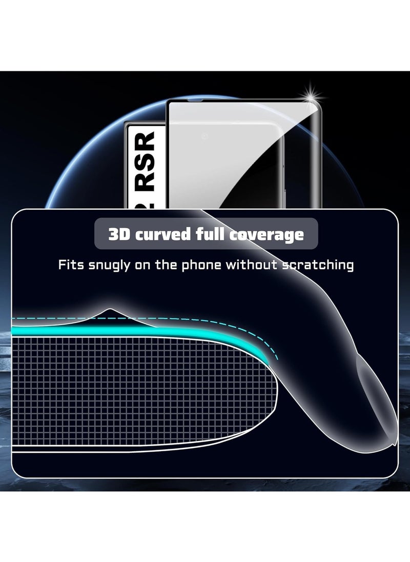 General Tempered Glass Compatible with Honor Magic V2 RSR Screen Protector, [2+2 Pack] Tempered Glass Camera Lens Protector & 9H Hardness HD Anti-Scratch Screen Protector  - Image 2