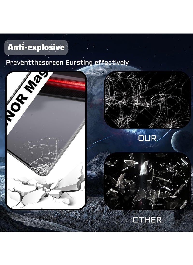 General Tempered Glass Compatible with Honor Magic V2 RSR Screen Protector, [2+2 Pack] Tempered Glass Camera Lens Protector & 9H Hardness HD Anti-Scratch Screen Protector  - Image 4