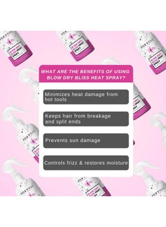 FoxyBae FoxyBae Heat Protectant Spray - Heat Protection Spray for Hair - Thermal Protection for Hair up to 450°F - More Volume, Less Damage - Blow Dry Bliss Heat Spray - Heat Protectant for Hair - 8 Fl Oz  - Image 4