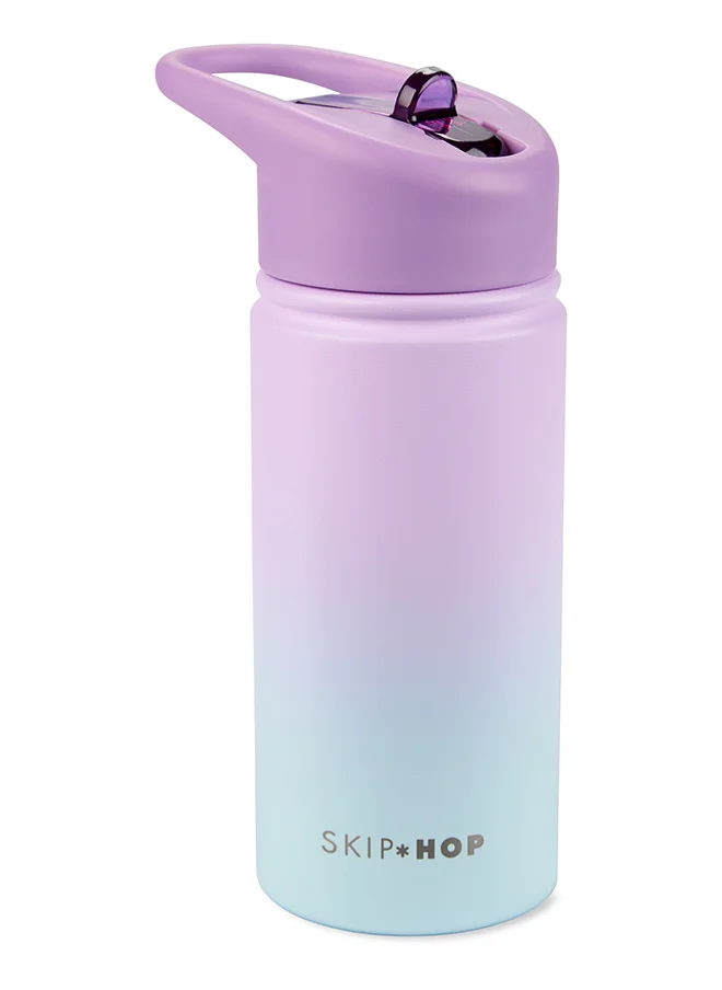 سكيب هوب Wander Stainless Steel Straw Bottle - Sweet Treats Design, Keeps Drinks Cold for 12 Hours
