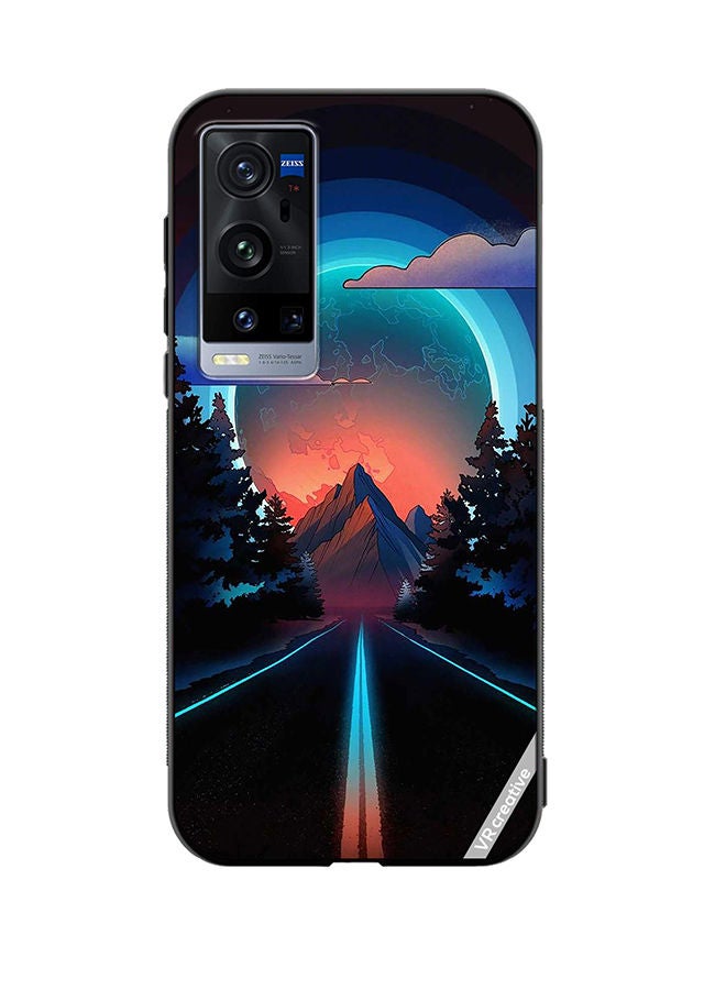 VR CREATIVE Protective Case Cover For Vivo X60 Pro Plus Road To Paradise Design Multicolour - Image 1