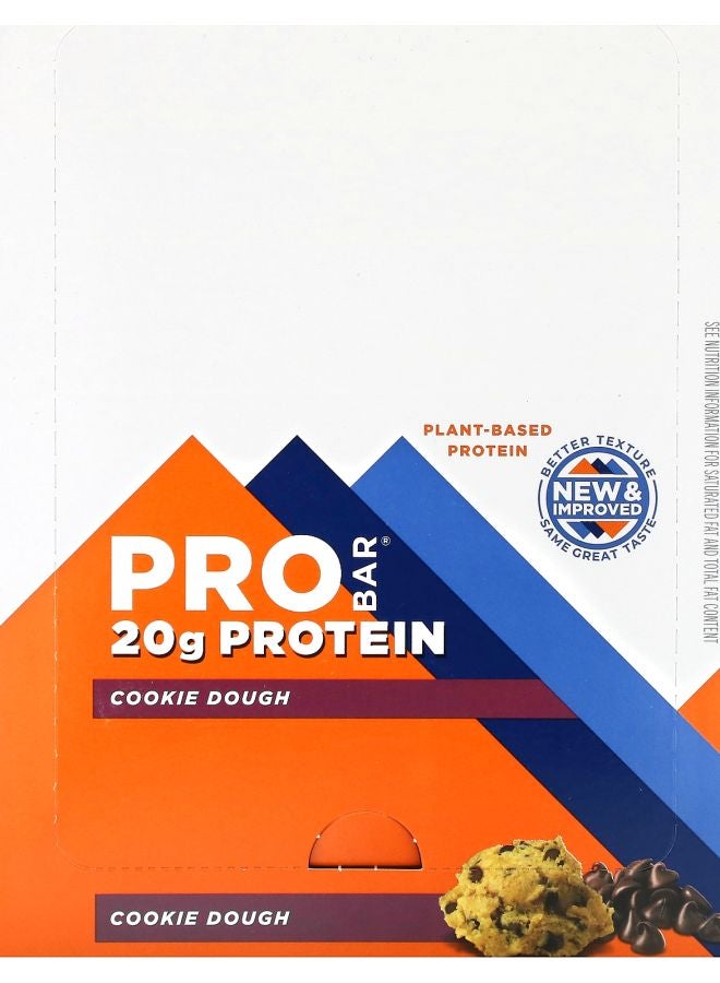 بار بروتين بعجين البسكويت 12 بار 2.47 أونصة (70 جرام) لكل منها