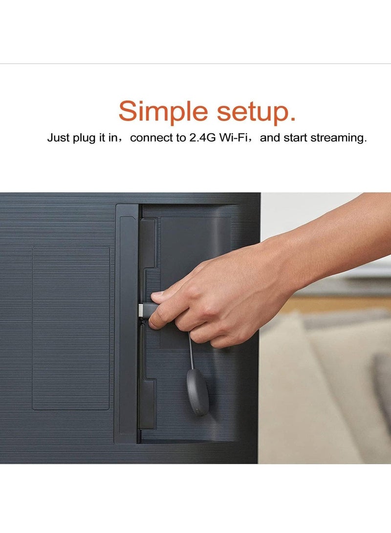 Captaintech Display Dongle Adapter 4K 1080P Wireless HDMI Display Dongle Adapter WiFi Streaming Movies Shows and Live TV Receiver from i-Phone i-Pad Android PC Tablet Window to HDTV/Monitor/Projector - Image 4