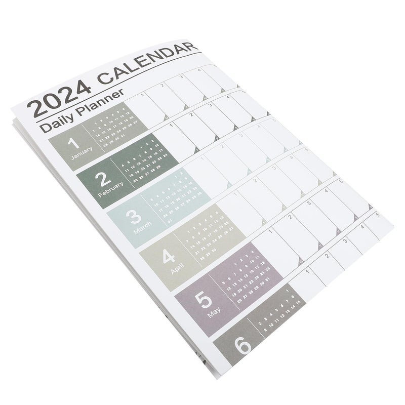 2024 Wall Calendar Multipurpose Planner With Colors For Office Home Schedule Planning - Image 2